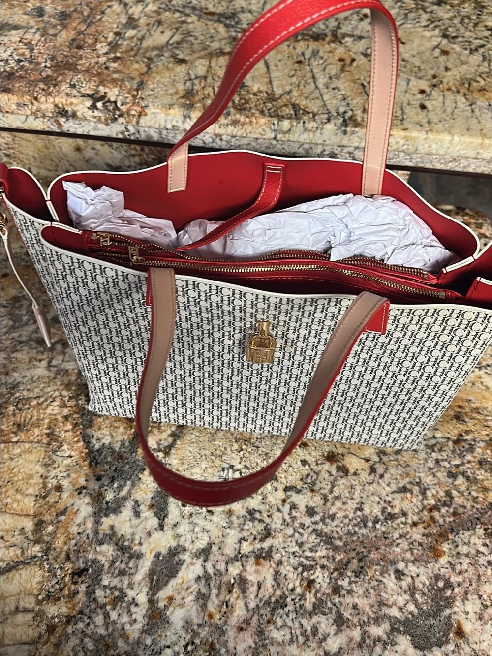Carolina Herrera CH monogram tote New with tags